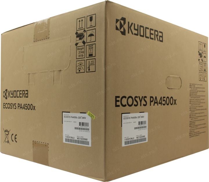 Kyocera Ecosys PA4500x (A4, 45 стр/мин, 512Mb, LCD, USB2.0,  сетевой, двусторонняя печать)