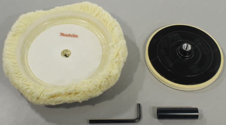Makita <9237CB> Угловая полировальная машина (1200W, 3200 об/мин,D180 мм,  M14,  регулятор)