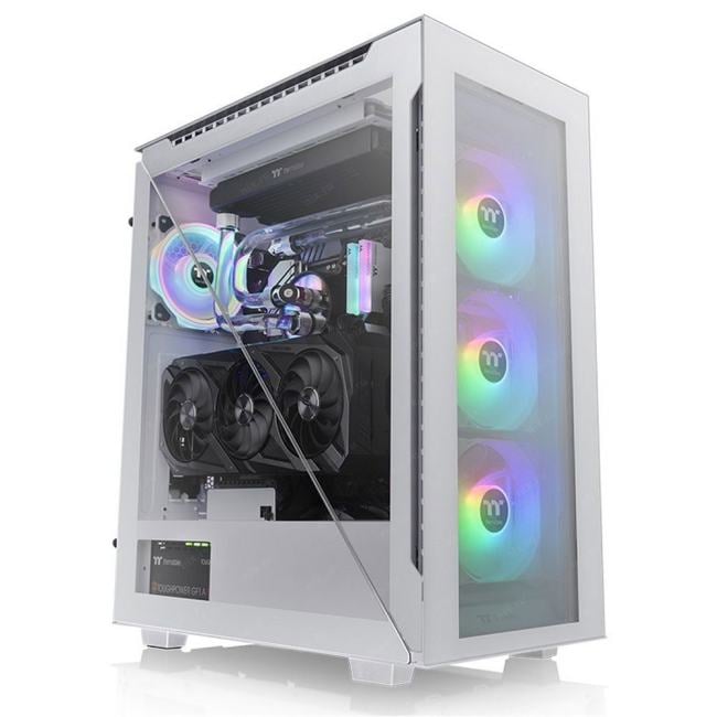 Корпус Thermaltake Divider 500 TG Snow ARGB CA-1T4-00M6WN-01, ATX, Middle Tower, белый