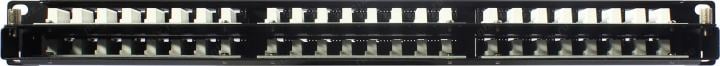 Patch Panel 19" 1U UTP 48 port кат.5e Cabeus <PLHD-48-Cat.5e-Dual> разъём KRONE&110  (dual IDC) <7487c>