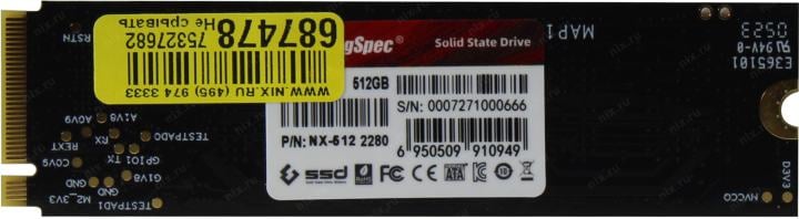 SSD 512 Gb M.2  2280  M  KingSpec <NX-512>