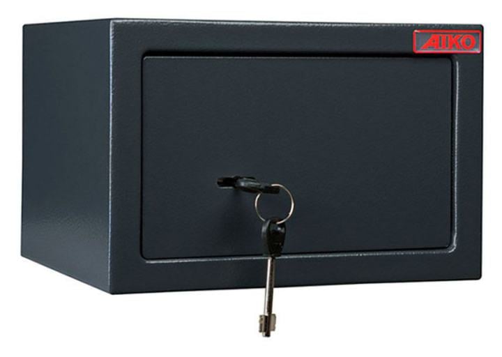 Сейф мебельный AIKO "T-170 KL", 170х260х230 мм, 5 кг, ключевой замок, крепление к стене