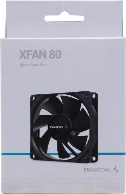Deepcool <DP-FDC-XF80> XFAN 80 (80x80x25мм,  20.3дБ,  1800об/мин)