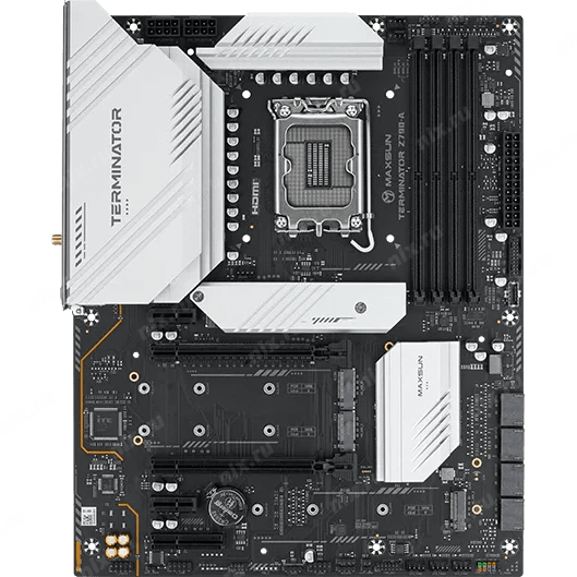 MS-Terminator Z790-A WIFI MAXSUN MS-Terminator Z790-A WIFI, LGA1700, Z790, 4*DDR5, 4*SATA3,4*M.2, USB  3.2,  USB  2.0, Typ