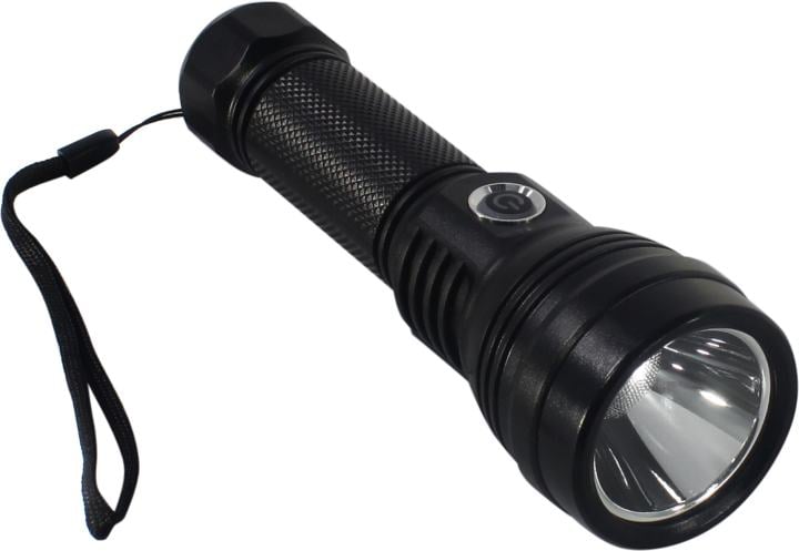 SmartBuy фонарь SBF-858 аккумуляторный LED, 3 режима, 18650, MicroUSB, ABS, 16хd5 см