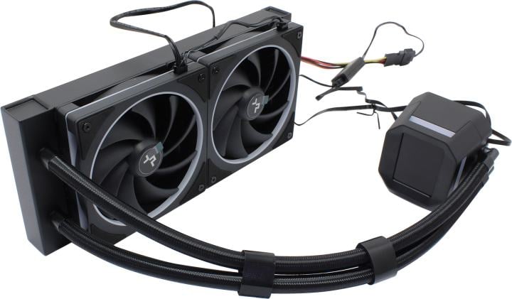 Кулер водяной Deepcool R-LM240-BKDMMC-1, 2×120мм, 280W, ARGB