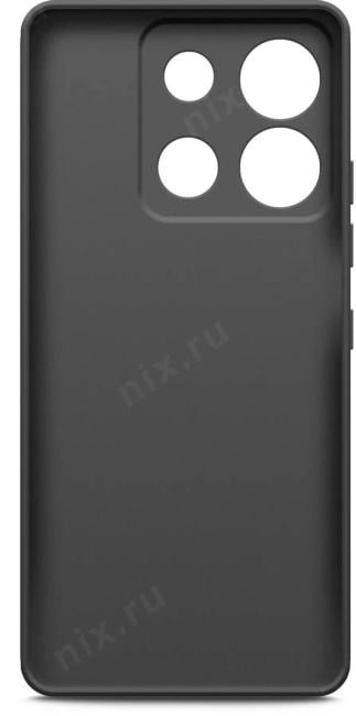 Чехол (клип-кейс) BoraSCO для Infinix Smart 7  Plus черный (72269)