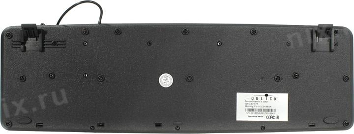 Клавиатура OKLICK 130M Black  <USB> 105КЛ <337077>