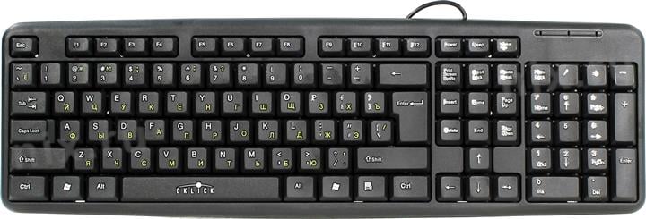 Клавиатура OKLICK 130M Black  <USB> 105КЛ <337077>