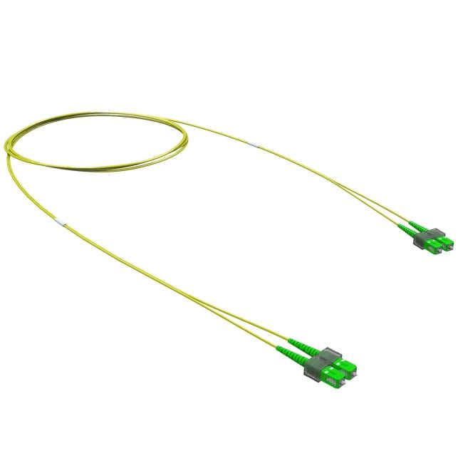 Патч-корд волоконно-оптический DKC RNPC9DCACA3 Duplex SC/APC-SC/APC, 9/125 (OS2), 3 м,  "RAM  telecom"