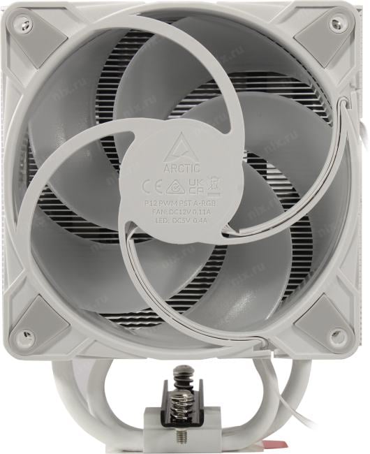 Arctic <ACFRE00125A> Freezer 36 A-RGB White (4пин,  1700/AM4/AM5, 200-2000об/мин, Al+тепл.трубки)