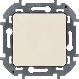 LEGRAND 673691 Переключатель без фиксации (кнопка) с Н.О./Н.З. контактом INSPIRIA 6 A 250  В~ слоновая кость