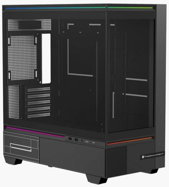 Корпус Thermalright TRTLM10B, M10, Black, TG, USB Type-C, mATX