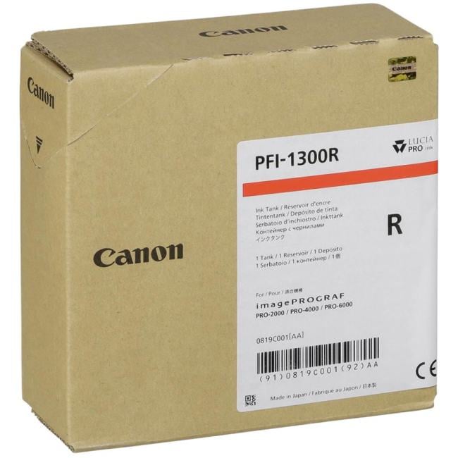 Canon  0819C001 PFI-1300 Red