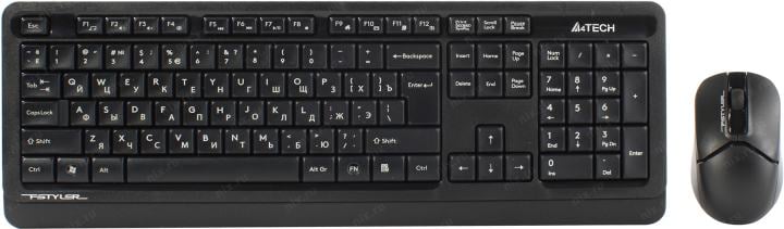 A4Tech Fstyler Wireless FG1012 Black (Кл-ра, USB,  FM+Мышь,3кн,  Roll,  USB, FM)