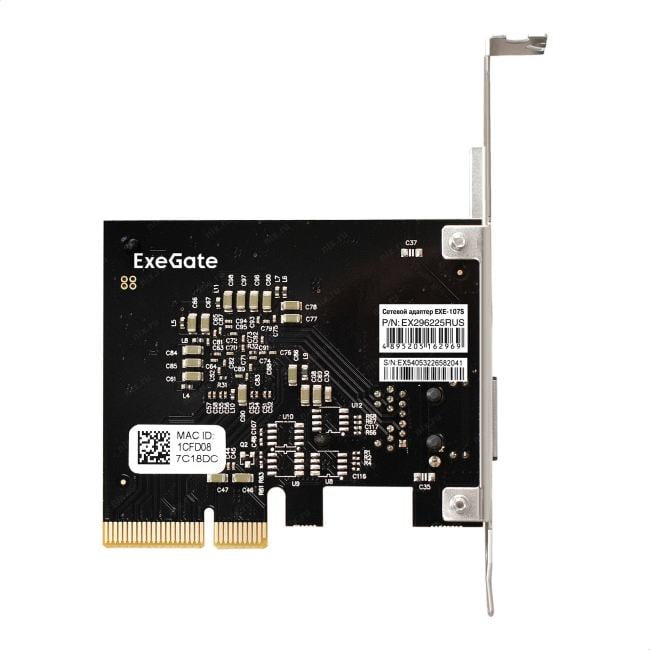 ExeGate EXE-107S (RTL)  PCI-Ex4 10Gbps <EX296225RUS>
