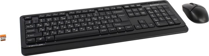 A4Tech Fstyler Wireless FG1012 Black (Кл-ра, USB,  FM+Мышь,3кн,  Roll,  USB, FM)