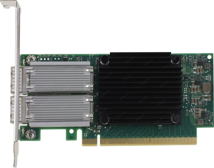 Сетевой адаптер Mellanox MCX556A-ECAT ConnectX-5 Ex VPI Adapter Card EDR IB and 100GbE Dual-Port QSFP28 PCIe3.0 x16 Tall Bracket, RTL {22} (480320)