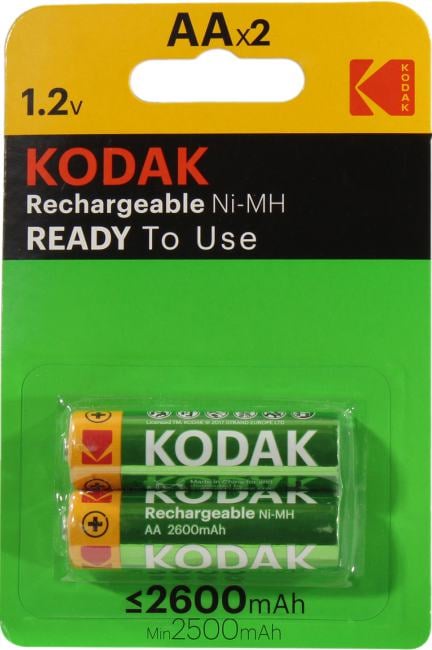 Аккумулятор Kodak уп. 2 шт, CAT30955103, 1,2 В, NiMH, AAA