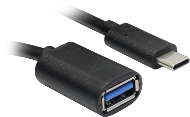 Кабель-адаптер TC304-02OTG 5bites USB3.0 AF -> USB Type-C, OTG, 0.2M