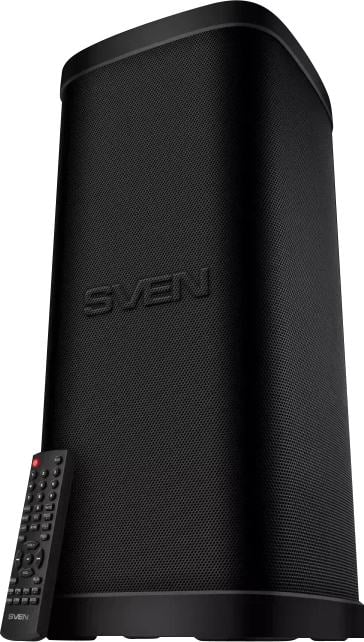Sven Беспроводная портативная колонка SVEN PS-930 / 150W / TWS / microSD / USB / FM / Bluetooth /  Батарея 7200mAh / LED подсветка / дисплей / караоке