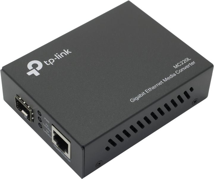 Медиаконвертер TP-Link MC220L, 1×RJ45 1GbE, 1×SFP