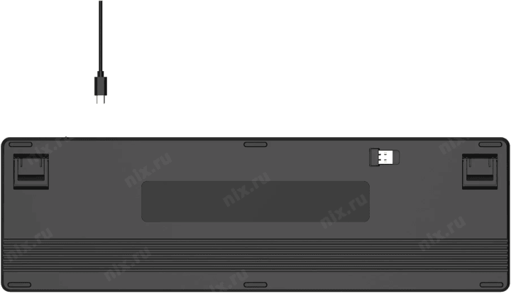Клавиатура A4Tech Fstyler FBX55C черный USB беспроводная  BT/Radio  slim  Multimedia (FBX55C)