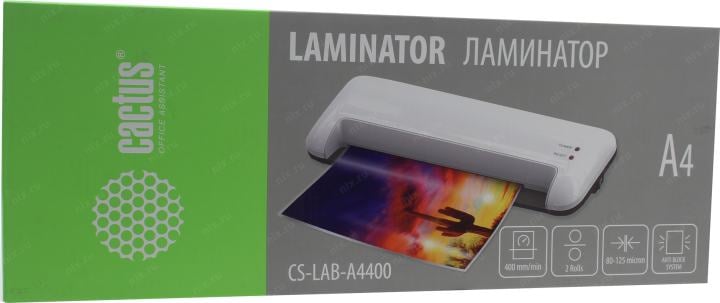 Ламинатор Cactus CS-LAB-A4400 (A4, 125  мкм, 40 см/мин)