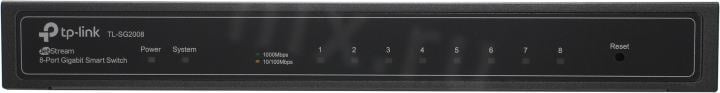 TP-LINK <TL-SG2008> 8-Port Gigabit Desktop Smart Switch  (8UTP  1000Mbps)
