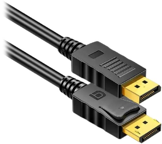 Bion Кабель DisplayPort v1.2, 20M/20M, 3840x2160@30Hz, экран, 1м, черный, позолоченные  контакты  [BXP-CC-DP-010]