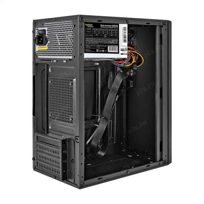 EX299250RUS Minitower ExeGate BAA-308UC-UNS450 (mATX,БП UNS450  с  вент.  12см,1*USB+1*USB3.0+1*TypeC,HD Audio,черный)
