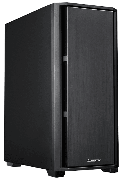 Корпус Chieftec AS-02B-OP, ATX, MIDI Tower, звукоизоляция, черный