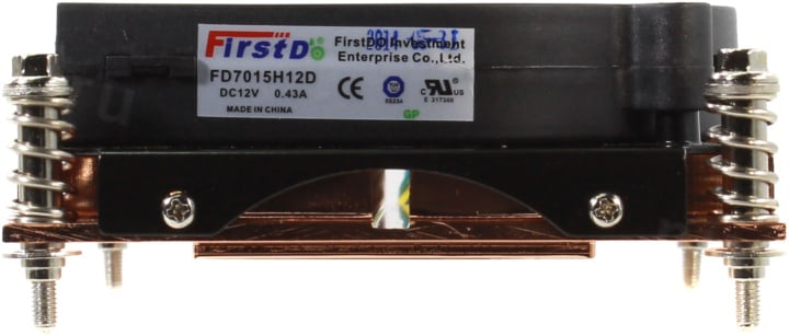 Опция к серверу Procase CA1156 Медный активный радиатор 1U под S1156 (fan 5000rpm)