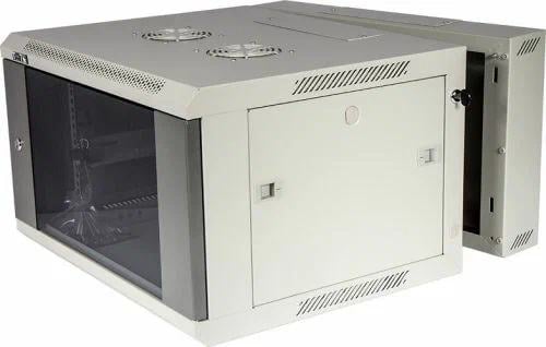 TWT-CBW3G-6U-6x6-GY Шкаф настенный серии Pro, 3-секционный, 6U  600x600, стеклянная дверь