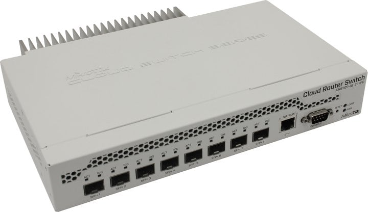MikroTik <CRS309-1G-8S+IN> Cloud Router Switch (1UTP  1000Mbps + 8SFP+)