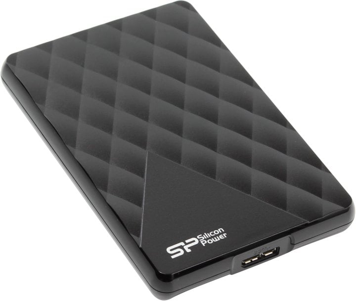 <118078> Внешний жесткий диск .1Tb Silicon Power Diamond D06 2.5" USB3.0 черный [SP010TBPHDD06S3K]