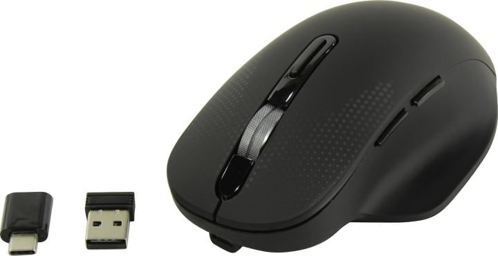 OKLICK Wireless Optical Mouse (636LWC)  (Black)  (RTL) USB,,USB-C6btn+Roll  (1158065)