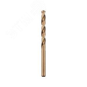 KR-91-0510 Сверло по металлу 8х117х75 мм «Кобальт» (сталь HSS-Co 5% M35 P6M5K5) (1 шт. в блистере)  DIN 338 Kranz
