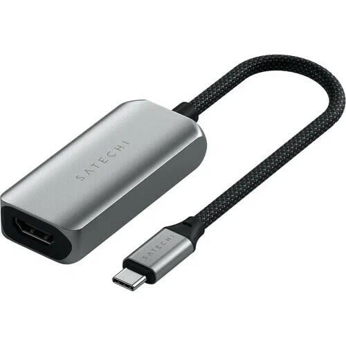 Переходник (адаптер) Satechi USB-C To HDMI 2.1 8K Adapter, Поддержка 8K/60Hz, Серый ST-AC8KHM