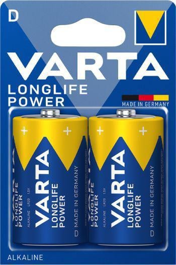 Батарейки Varta LR20, D, 2 шт
