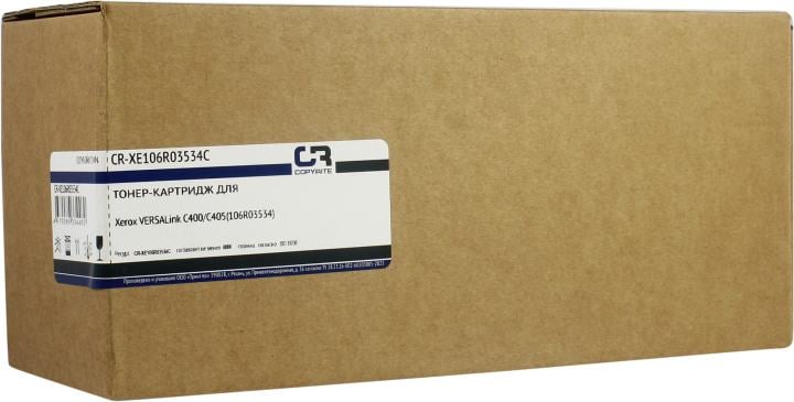 Картридж лазерный CopyRite CR-XE106R03534C 106R03534 голубой (8000 стр.) для Xerox VL C400/C405