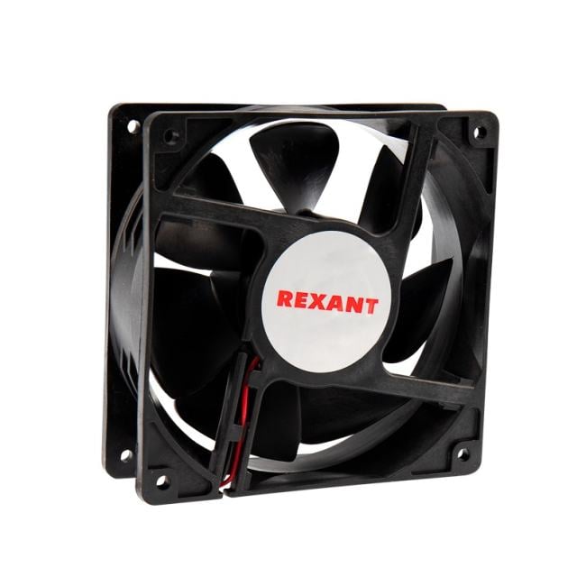 Вентилятор корпусной Rexant RX 12038HS, 120 мм, 2500 об/мин, 40 дБ, без подсветки