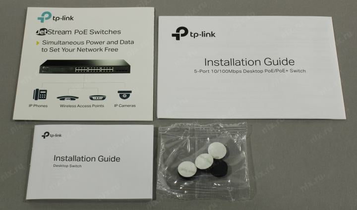 TP-LINK <TL-SF1005LP> 5-Port Desktop Switch (1UTP 100Mbps  +  4UTP  100Mbps PoE)