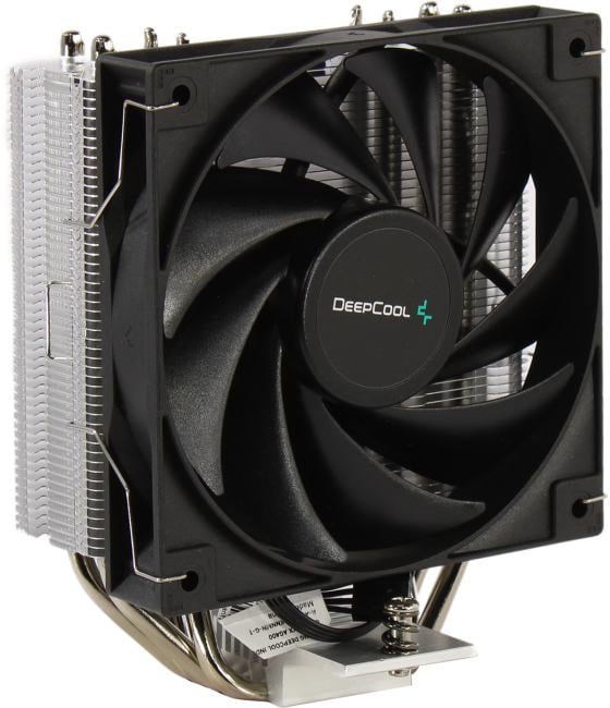 Deepcool <R-AG400-BKNNMN-G-1>  AG400 (4пин, 115x/1200/1700/AM4/AM5,31.6дБ,500-2000об/мин,Al+тепл.трубки)