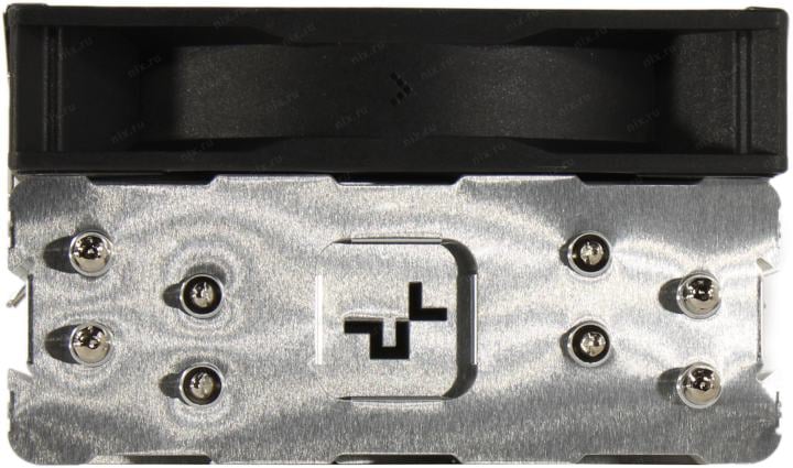 Deepcool <R-AG400-BKNNMN-G-1>  AG400 (4пин, 115x/1200/1700/AM4/AM5,31.6дБ,500-2000об/мин,Al+тепл.трубки)