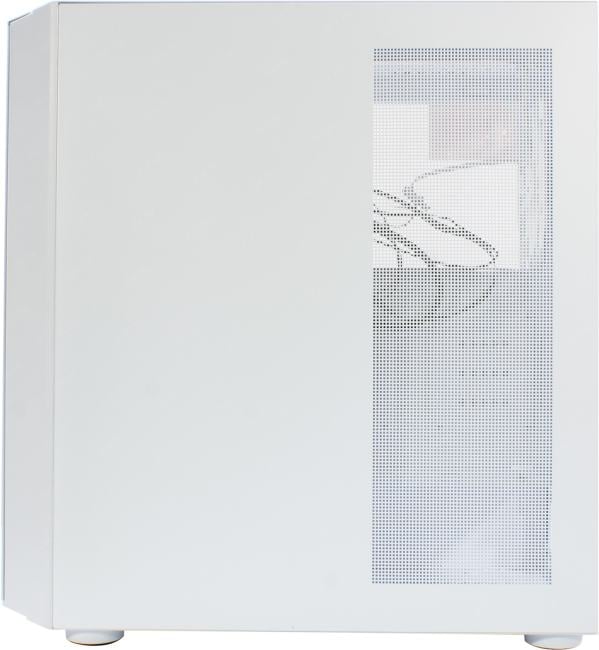 Корпус ПК 1STPLAYER T7-P-WH-4F1-W, Midi Tower, белый, без БП