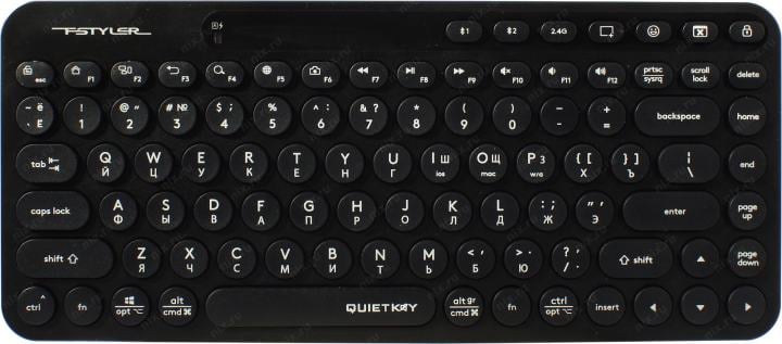 Клавиатура A4Tech Fstyler Bluetooth&Wireless FBK36C  AS Black <USB>