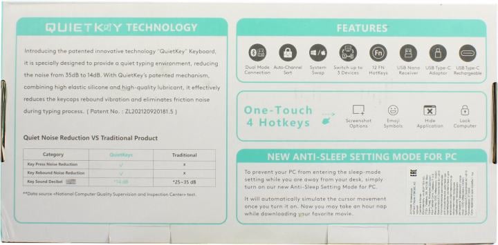 Клавиатура A4Tech Fstyler Bluetooth&Wireless FBK36C  AS Black <USB>