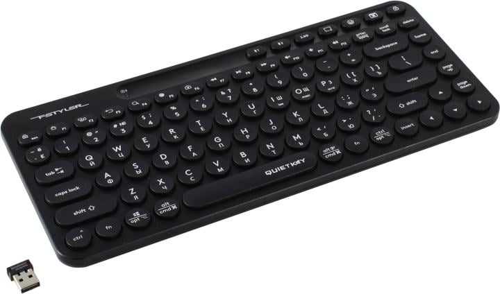 Клавиатура A4Tech Fstyler Bluetooth&Wireless FBK36C  AS Black <USB>