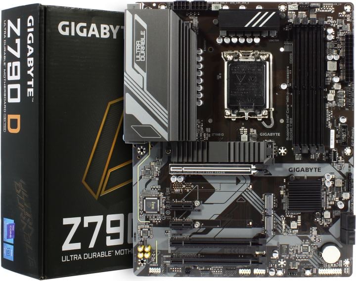 GIGABYTE Z790 D (RTL) LGA1700 <Z790> 3xPCI-E HDMI+DP  2.5GbLAN  SATA  ATX 4DDR5